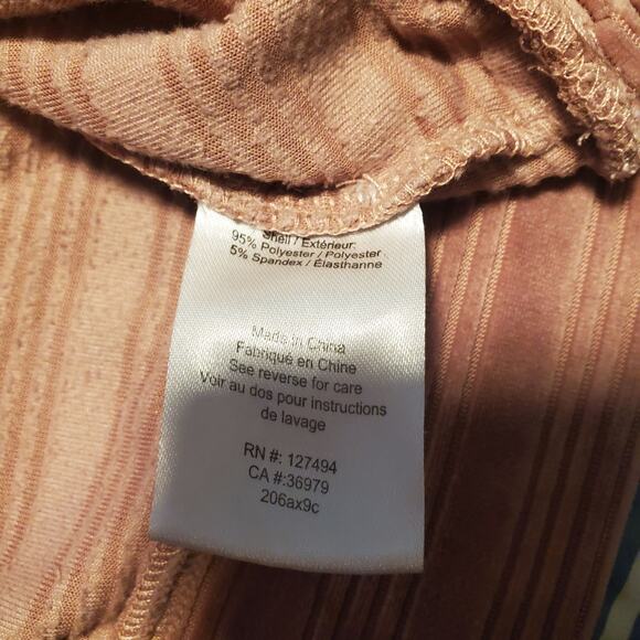 Heartloom Revolve Sz L Somi Striped Velvet Long Sleeve Blouse - Picture 5 of 8